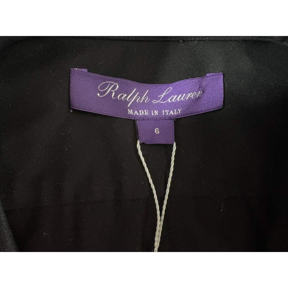 Ralph Lauren Purple Label Raleigh Military Shirt Jac size 6 color black NWT $690 - Picture 2 of 15